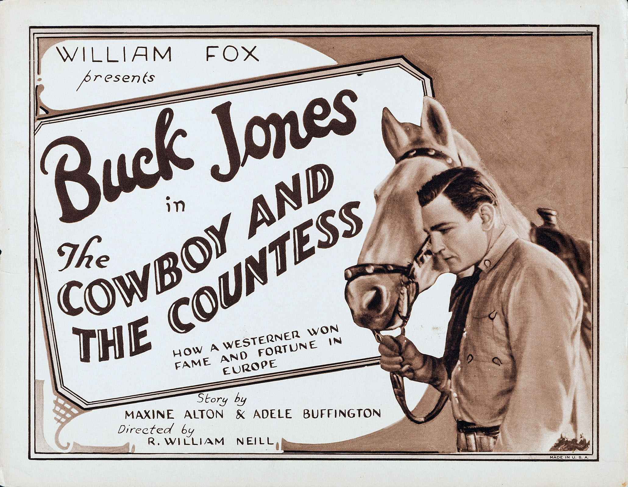 COWBOY AND THE COUNTESS, THE